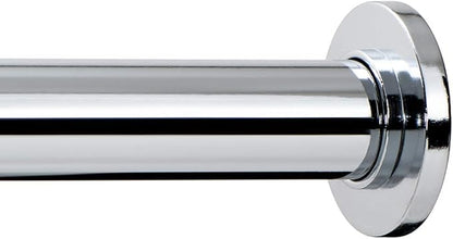 Ivilon Tension Curtain Rod - Spring Tension Rod for Windows or Shower, 36 to 54 Inch. Chrome