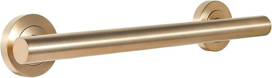 Lava Odoro Shower Grab Bar, Modern Stainless Steel Handicap Grab Bar for Bathtubs and Showers, Shower Safety Bar for Seniors Disabled, ADA-Compliant (Champagne Gold, 12 Inch)