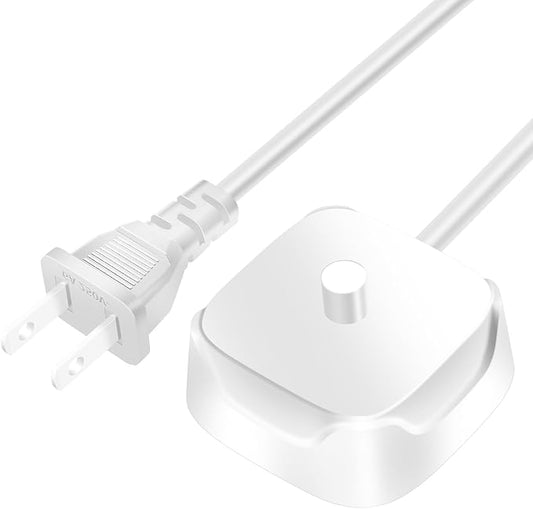 Charger for AquaSonic Electric Toothbrush, Replacement Charger Base for Aqua Sonic Black/Vibe Series Electric Toothbrush, Waterproof (White)