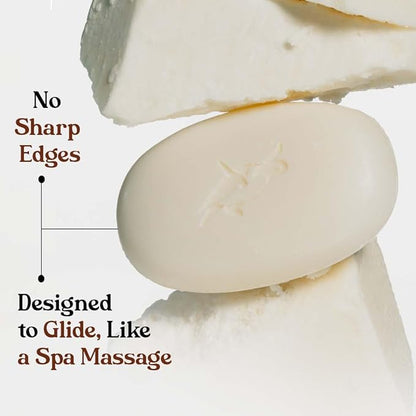 Elliqua Triple Milled Body Bar Soap – No.0 – Unscented – Made in USA – Vegan, Plastic-Free, Natural, Eco-Friendly, Long-Lasting, Cruelty-Free – No Parabens or Sulfates