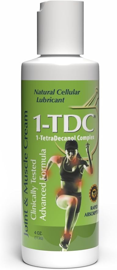 1tdc Joint & Muscle Relief Cream - Use On Back, Knee, Neck, Shoulder, Hip - Soothes Stiff Joints, Muscles, and Injuries in 5-10 Minutes - Relaxer - 4 oz