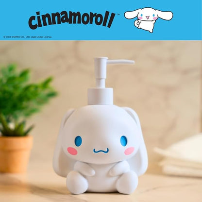 Cinnamoroll Soap/Lotion/Hand Sanitizer Resin Pump Dispenser, 12 Ounces, (Officially Licensed Product) by Franco Collectibles