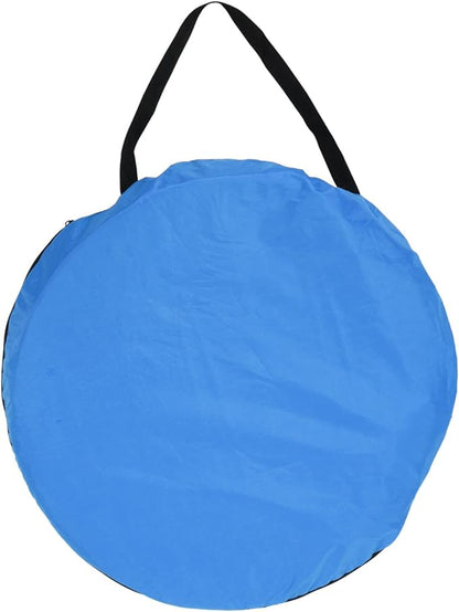 Pop Up Privacy Shower Tent,Portable Outdoor Bathroom Toilet Changing Dressing Room,Instant Rain Shelter for Camping & Beach,Lightweight & Sturdy, Easy Set Up, Foldable, with Carry Bag (Blue)