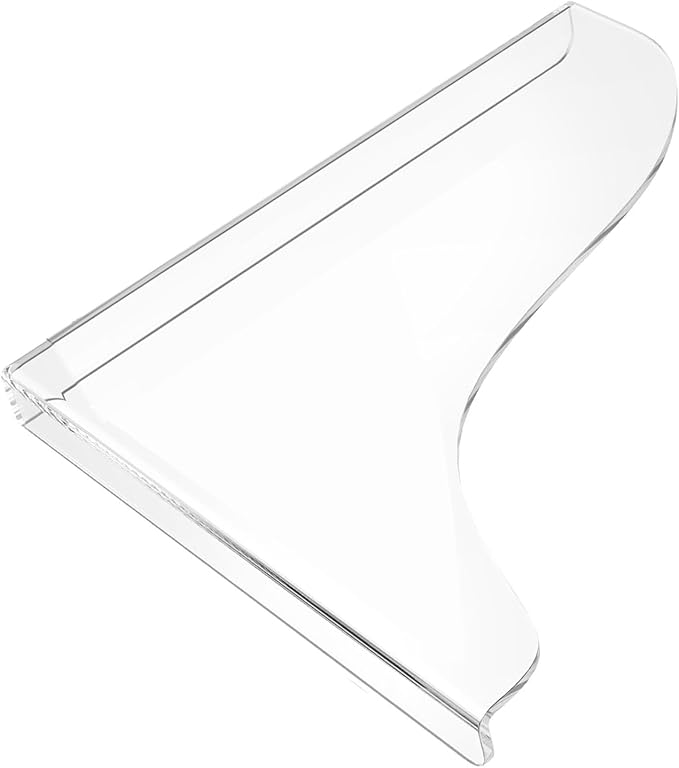 2PCS Clear Shower Splashing Guard, Acrylic Bath Angle Protection, Tub Corner Water Guards with Adhesive, Transparent Shower Water Guard for Home Bathroom