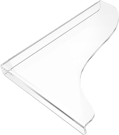 2PCS Clear Shower Splashing Guard, Acrylic Bath Angle Protection, Tub Corner Water Guards with Adhesive, Transparent Shower Water Guard for Home Bathroom