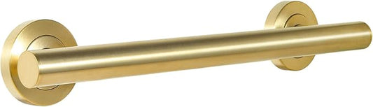 Lava Odoro Shower Grab Bar, Modern Stainless Steel Handicap Grab Bar for Bathtubs and Showers, Shower Safety Bar for Seniors Disabled, ADA-Compliant (Brushed Gold, 24 Inch)