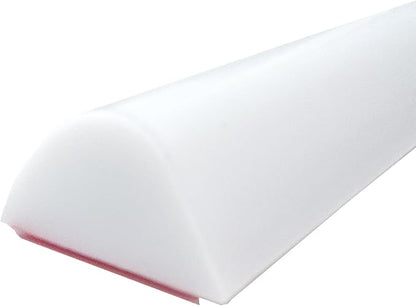1/2" High Collapsible Shower Threshold Water Dam Barrier 39" Shower Water Stopper Barrier Shower Splash Guard For Walk In Shower Water Guard Suitable For Bathrooms Kitchens To Block Water Flow White