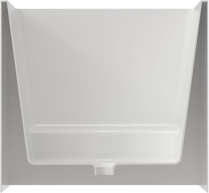 35" Acrylic Freestanding Bathtubs, Stand Alone Tub, Japanese Soaking Tub for Bathroom, Integrated Overflow and Drain, cUPC Certified, Gloss White