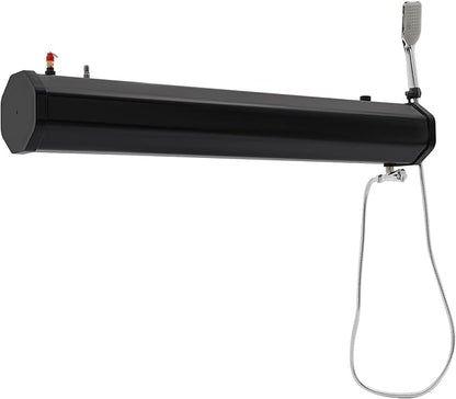 TFCFL 7.93 Gallon Roof Rack Mount Road Shower, High Pressure Outdoor Camping Shower with Long Hose, Portable Camping Solar Shower for Camping, Hiking, Beach, Pet & Gear Cleaning, Black