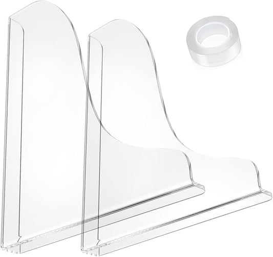 2PCS Clear Shower Splashing Guard, Acrylic Bath Angle Protection, Tub Corner Water Guards with Adhesive, Transparent Shower Water Guard for Home Bathroom