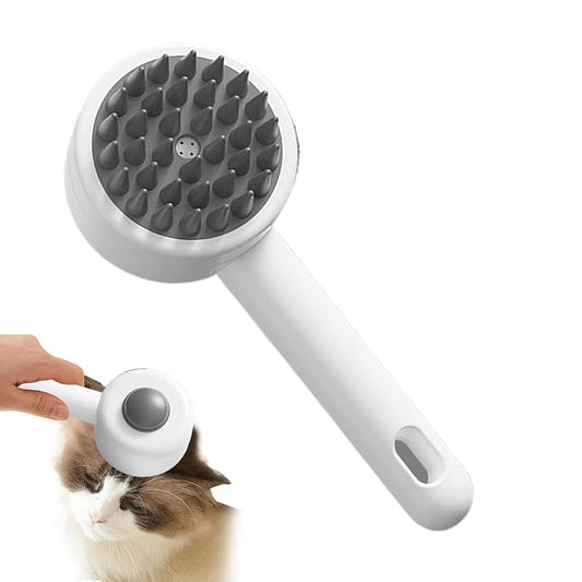 Dog Bathing Brush - Cat Bathing Grooming Brush - Pet Soothing Massage Comb - for Dogs Cats Puppy Kitten Bath Shower Wash