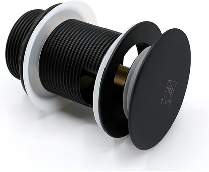 FerdY Pop-up Drain for Freestanding Bathtub, Matte Black Finish, cUPC Certification, Freestanding Bathtub Drain Stopper