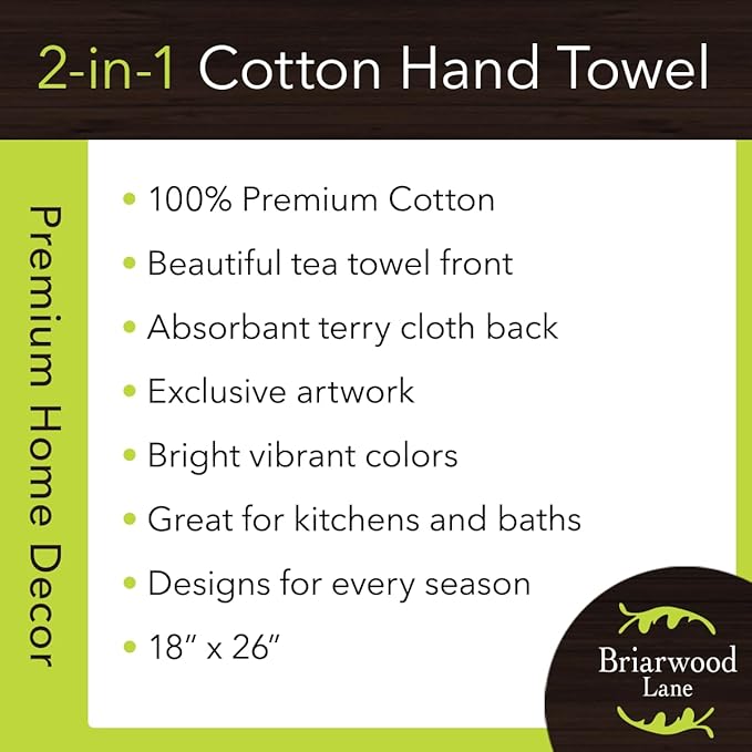 Briarwood Lane Winter Gnomes Hand Towel