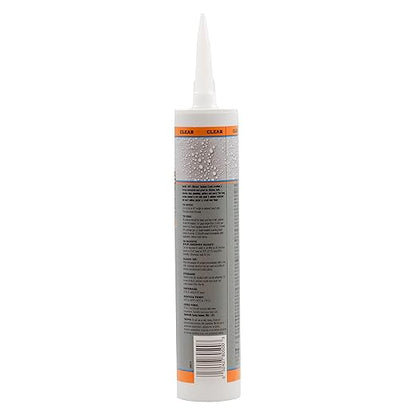 Gorilla Waterproof Caulk & Seal Silicone Sealant, 10Oz Cartridge (Pack of 2) - Clear Caulking Sealant for Kitchen, Window, Bath, Marine, Door and More