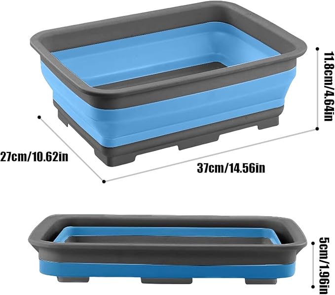 Foot Bath Basin, Foldable & Portable Foot Soak Tub for Feet Spa Bath, Feet Soaking Bucket Pool Accessories for Dry Skin Hot Water Travel Camping Outdoor Beaches Salon Pedicure