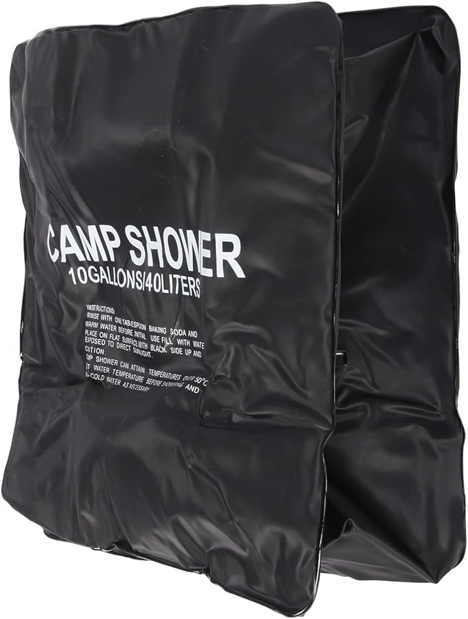 Solar Shower 40L, Portable Cam Shower with vable Hose, Thickened l for oor Hiking Beach Swimming T, Solar Heating with Rope Included