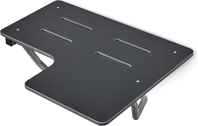 Seachrome 28" x 22.5” Black Reversible Folding Transfer Tub/Shower Seat, ADA Compliant