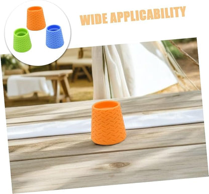VANZACK 3pcs Dog Shower Sprayer Silicone Portable Pet Cleaner for Outdoor Use Deep Fur and Skin Cleaning Easy Hose Attachment Material 3pcs (Orange+Blue+Green)