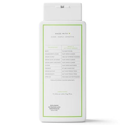 Native Body Wash Contains Naturally Derived Ingredients | For Women & Men, Sulfate, Paraben, & Dye Free Leaving Skin Soft and Hydrating | Key Lime & Sugar 18 oz