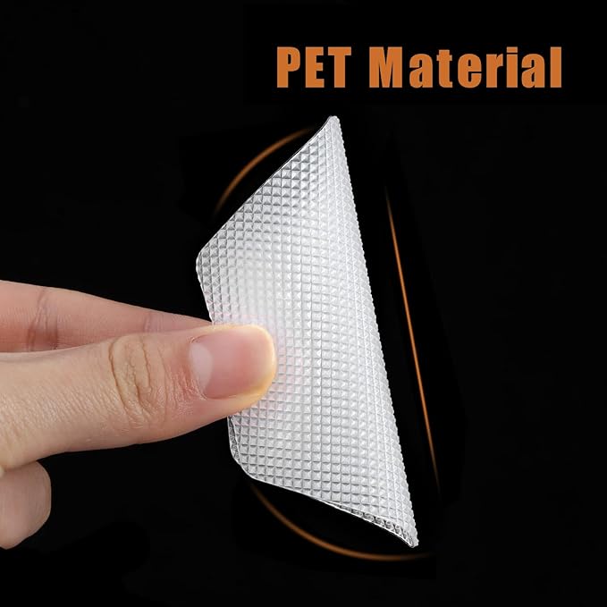 Original 24 PCS Bathtub Stickers Non-Slip, Hexagon Safety Shower Treads Adhesive Appliques with Premium Scraper