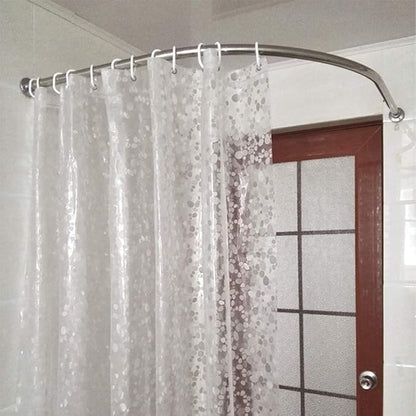 WELTRXE Extra Long Shower Curtain Liner, 72 x 78 Inch EVA Water Repellent Shower Curtain with 3 Magnets, Heavy Duty, No Smell, Chlorine Free Shower Liner for Shower Stall, Bathtubs, 12 Hooks