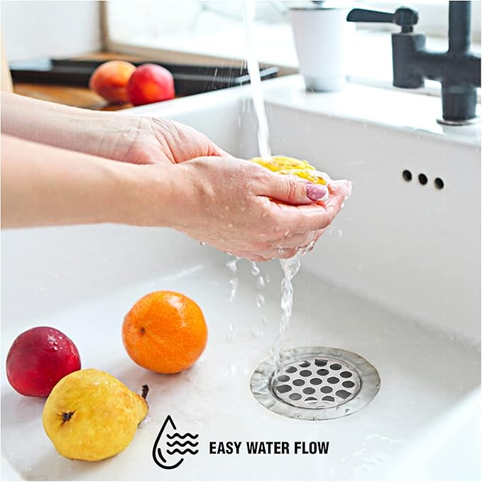 Everflow Stainless Steel Duplex Sink Strainer (Pack of 2)