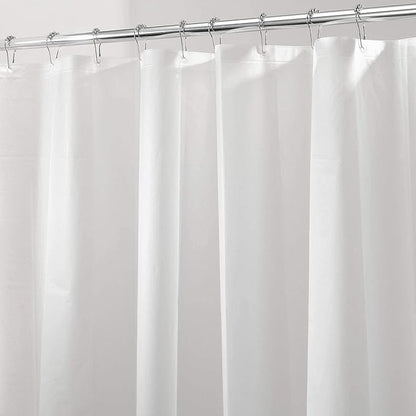 Clawfoot Tub Shower Curtain 180x60 Inch Frosted Liner All Warp Around Extra Wide 36 Metal Hooks Heavy Duty Vinyl Bath Curtain for Clawfoot Stand Up Tub Bathroom PEVA Waterproof Liner