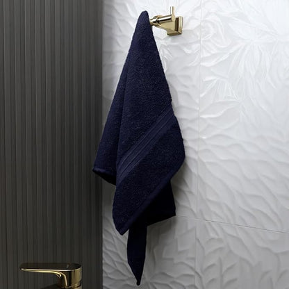 Hand Towels 4 Pack - Luxury & Decorative, Large (16"x 28") Plush, 100% Cotton, Soft and Thick - Versatile, Perfect as Kitchen and Bathroom Towel, Hair or Spa Towel - Royal Blue