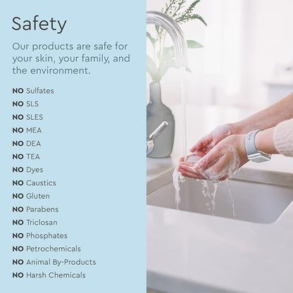 Puracy Organic Hand Soap, For the Professional Hand Washers We've All Become, Moisturizing Natural Gel Hand Wash Soap, Liquid Hand Soap Refills for Soft Skin (12 fl.oz, Ocean Mist) 2-Pack