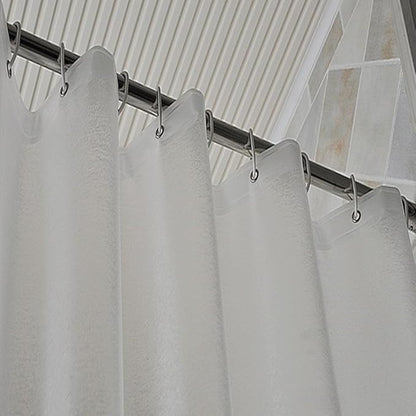 AooHome Shower Stall Curtain Liner for Small Size 54x72 Inch, 8G Eva RV Shower Curtain Frosted Pattern, Narrow Standing Single Water Repellent Shower Liner, Semi Transparent