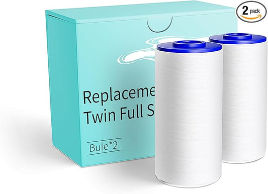 Replacement Filters for Weddell Duo Shower System - Efficient Reduction of Chlorine, Contaminants & Hardness | Enhance Skin and Hair Health with Every Shower (2 Blue)