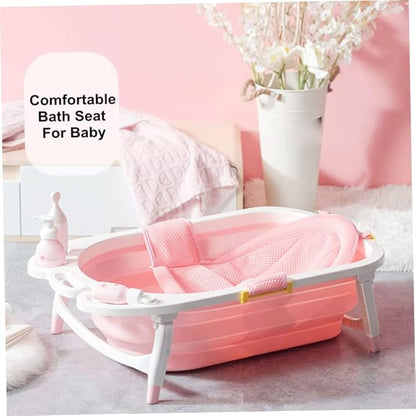 Baby Bath Seat Support Net Bathtub Shower Mesh Non Slip Adjustable for Newborn Infant