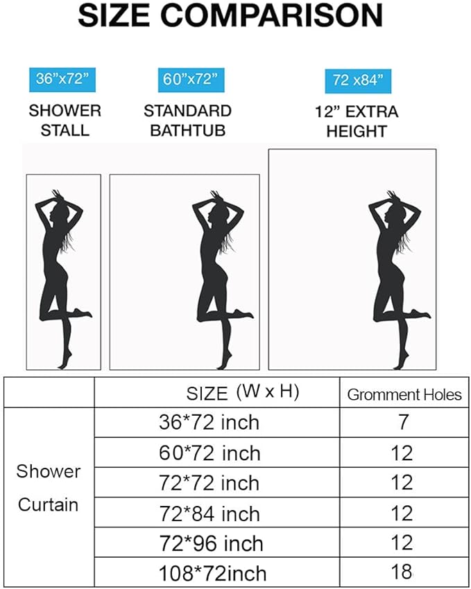 Riyidecor Stall Half Small Rv Shower Curtain 36Wx72H Inch Blue Mountain Single Stand Up Camper Camp Narrow Scenery Nature Woodland Pine Tree Bathroom Decor Fabric Polyester Waterproof 7 Pack Hooks