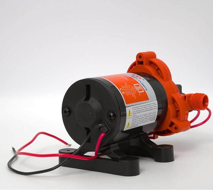 SEAFLO 33 Series 12V DC RV/Camper/Boat/Off-Grid Fresh Water Pressure Pump –12V, 3.0 GPM, 45 PSI, On Demand Self-Priming, Built-In Pressure Switch - NSF, CE & Rohs Certified, UL Listed, 4-Year Warranty