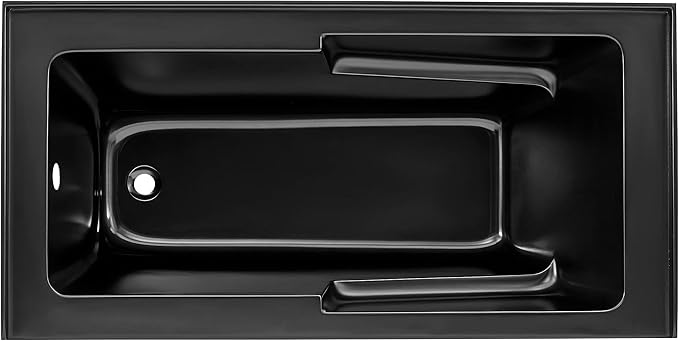 Swiss Madison Well Made Forever SM-AB541MB Voltaire Skirted Alcove Bathtub, 60" x 30", Matte Black