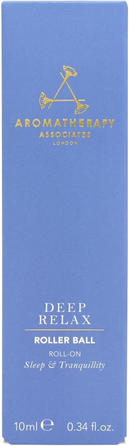 Aromatherapy Associates Deep Relax Roller Ball. Premium Blend of Vetivert, Chamomile and Sandalwood Essential Oils to Relax and Calm on The Go (0.34 fl oz)