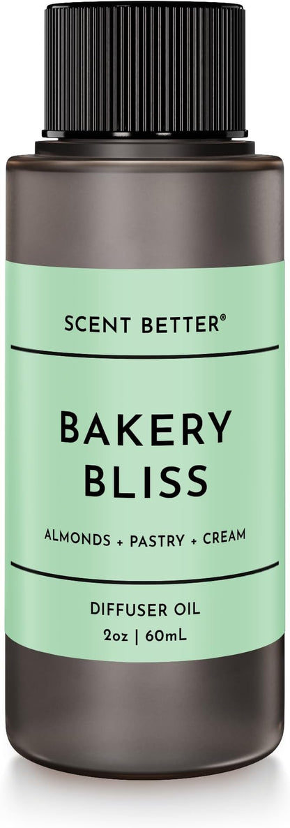 Scent Better Bakery Bliss Aroma Essential Oil Blend: an Aromatherapy Blend of Almond, Cherries, and a hint of Pistachio with for Ultrasonic Diffusers & Nebulizers (2 Fl Oz, 60 mL)
