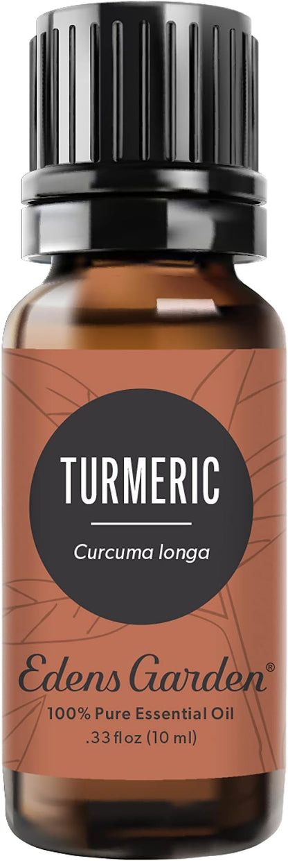 Edens Garden Turmeric Essential Oil- 100% Pure Premium Grade, Undiluted, Natural, Therapeutic, Aromatherapy, The Best for Diffuser, Skin, Face, Kid Safe 10 ml (.33 fl oz)