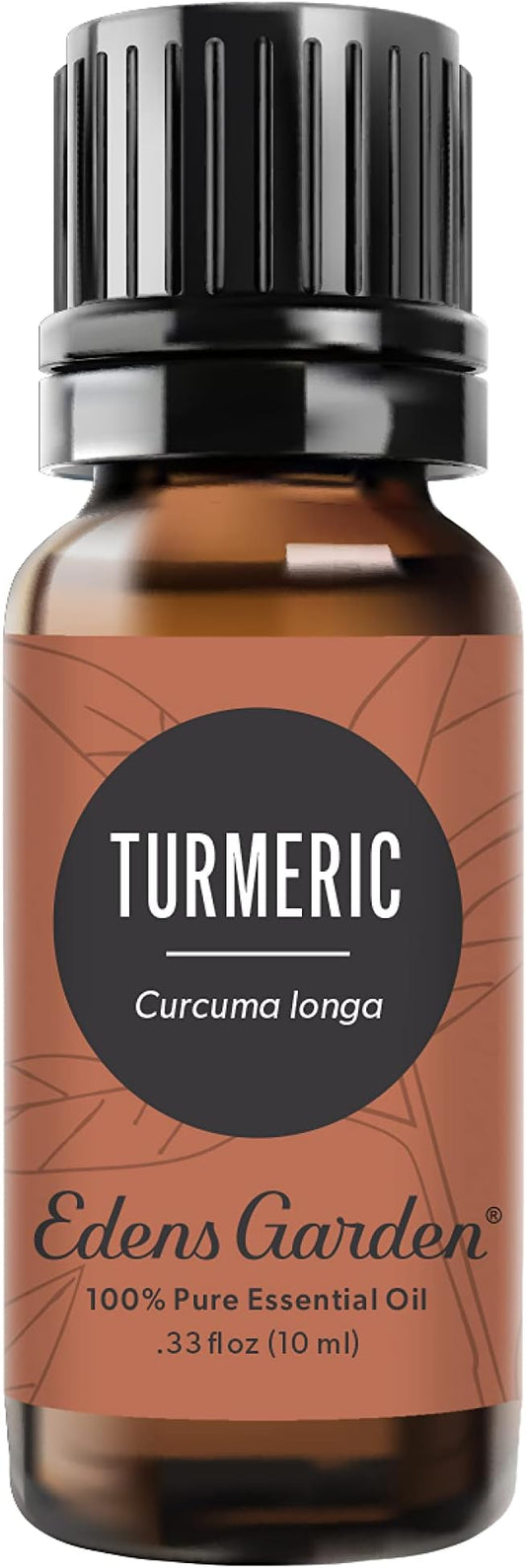 Edens Garden Turmeric Essential Oil- 100% Pure Premium Grade, Undiluted, Natural, Therapeutic, Aromatherapy, The Best for Diffuser, Skin, Face, Kid Safe 10 ml (.33 fl oz)