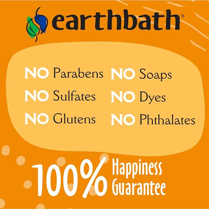 earthbath, Hypoallergenic Dog Shampoo - Fragrance Free Dog Shampoo for Allergies and Itching, Made in USA, Cruelty Free Dog Wash, Gentle Puppy Shampoo, Soothing Cat Shampoo - 16 Oz (2 Pack)