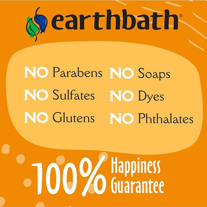 earthbath Hypoallergenic Dog Shampoo- Gentle Pet Shampoo for Sensitive Skin, Dog Wash in Bulk, Cruelty Free Shampoo for Pet Grooming, Dilutes 33:1, Made in the USA- Fragrance Free, 2.5 Gallon (1 Pack)