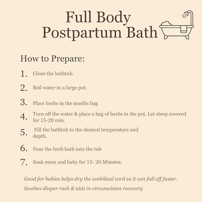Birth Song Botanicals Postpartum Herb Bath 1PK