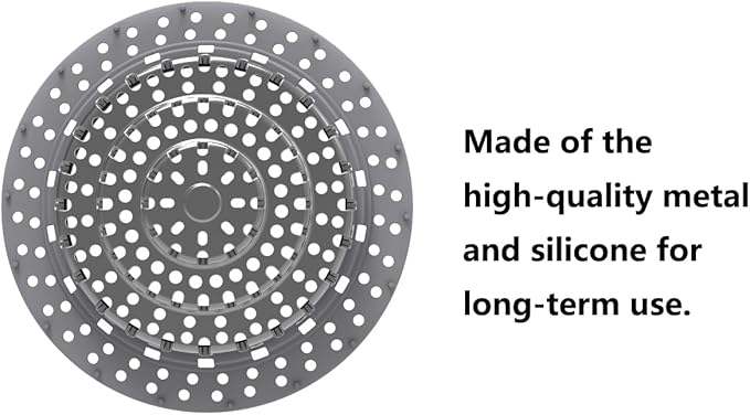 Bathtub Drain Hair Catcher，Bathtub Protector Suitable for Bathroom Bathtub, Pop-Up Drains. (Patented Product)