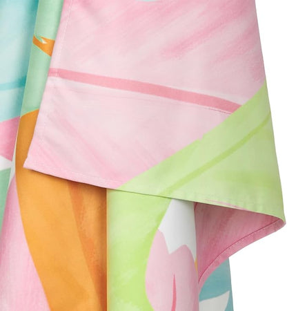 Dock & Bay Beach Towel - Quick Dry, Sand Free - Compact, Lightweight - 100% Recycled - Includes Bag - Sugar Palms - Extra Large (200x90cm, 78x35)