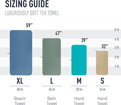 Sea to Summit Tek Towel, Plush Camping and Travel Towel