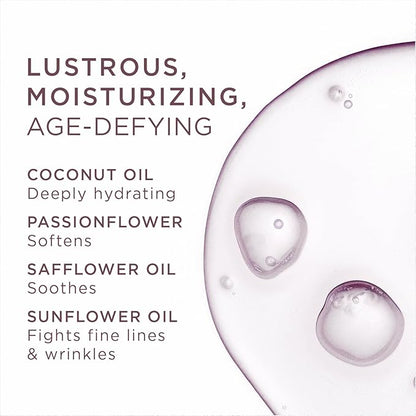 Zents Luminous Cashmere Body Oil (Ore Fragrance) | Moisturizing Body Oil with Vitamin E & Organic Coconut Oil | Softens & Smooths Skin | 8 fl oz
