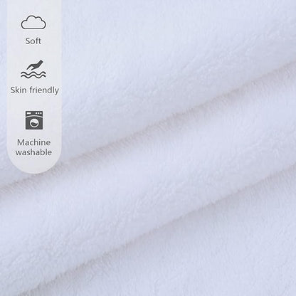 KinHwa Microfiber Bath Towel 30x60inch 2 Pack Extra Large Bathroom Towels,Ultra Absorbent Shower Towel Set,Quick Dry Soft Bath Sheets for Spa, Swimming, Pool- White