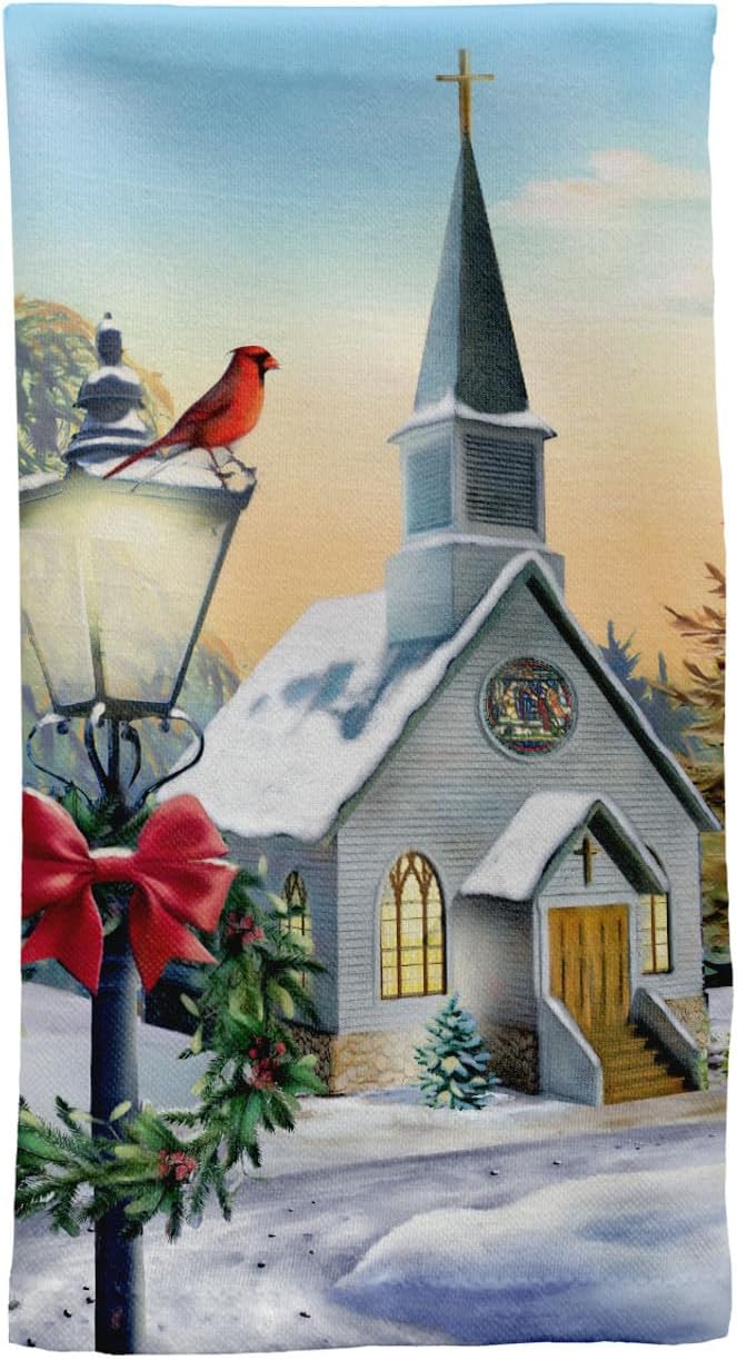 Briarwood Lane Come All Ye Faithful Hand Towel