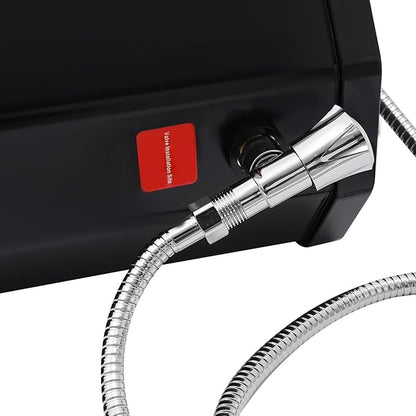 Portable Water Tank with Camping Shower, Pressurized Outdoor Shower System for Camping