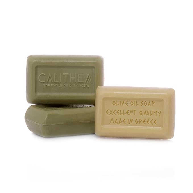 Calithea 3 Pack Soap Bars: Olive Oil Lavender Soap